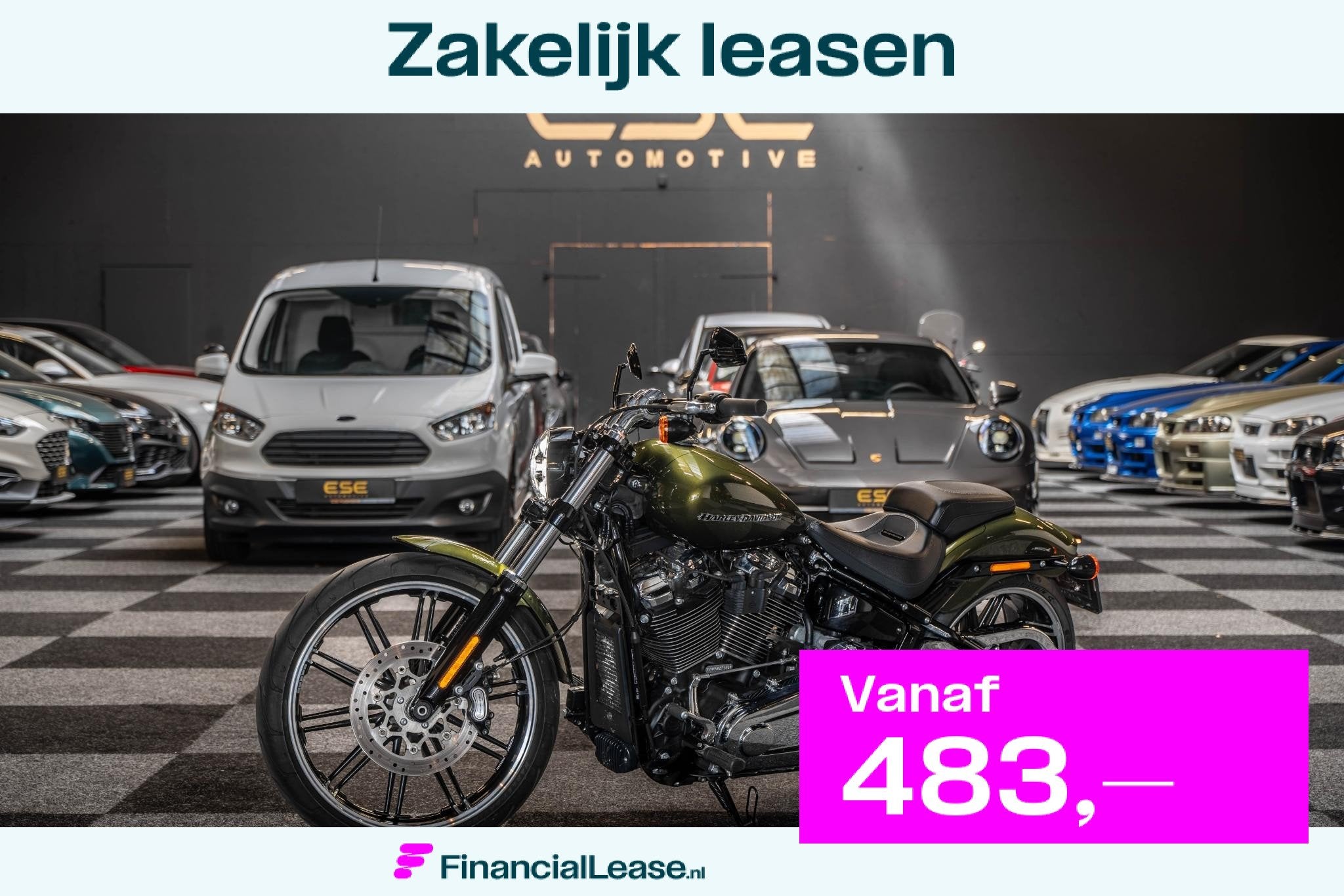 Harley Davidson 114 FXBRS Softail Breakout, LED Verlichting, Chopper, Bedrijf, Meer dan 35 kW