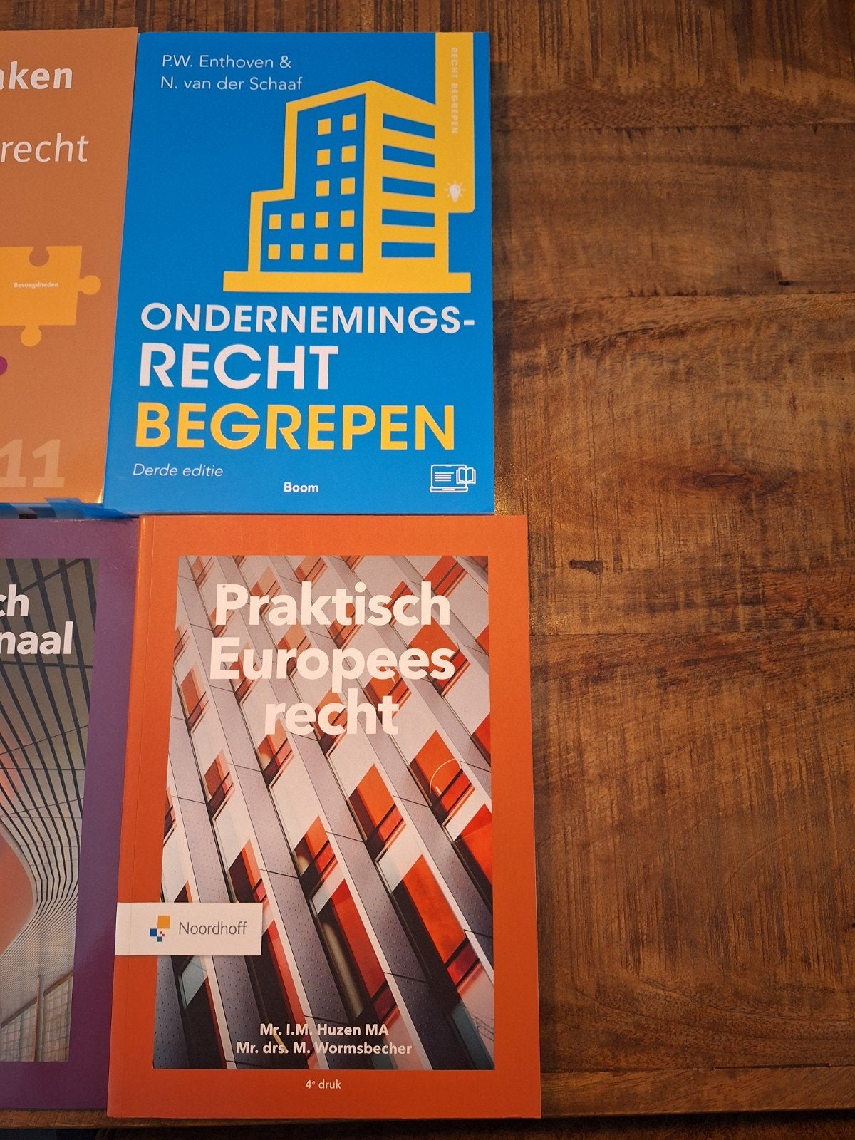 Studieboeken 1e jaar HBO rechten NHL Stenden Leeuwarden, Boeken, Ophalen of Verzenden, Zo goed als nieuw, HBO
