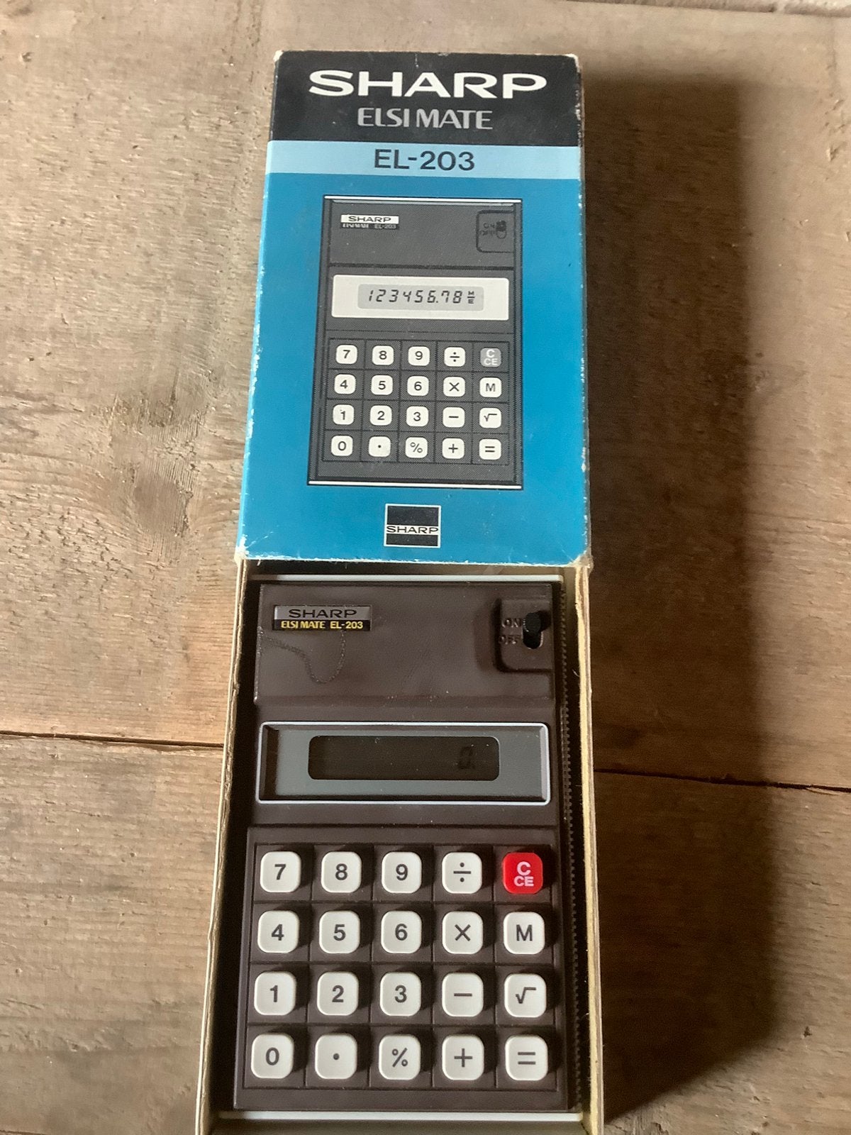 Sharp elsimate el 203 rekenmachine, Diversen, Ophalen of Verzenden, Gebruikt