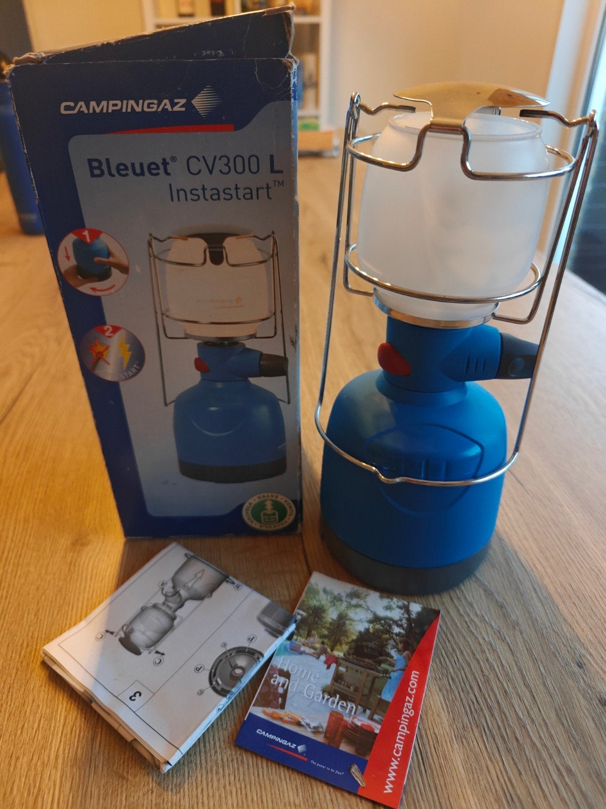 Campingaz Bleuet CV300 L Instastart Campinglamp, Caravans en Kamperen, Ophalen of Verzenden, Zo goed als nieuw