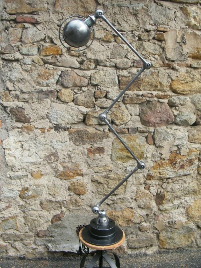 Jielde - 1950's vloerlamp in uitmuntende staat, Verzenden, Zo goed als nieuw, Metaal, 150 tot 200 cm