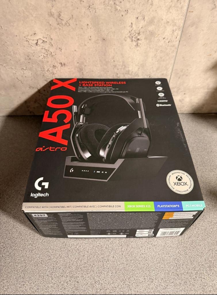 Logitech G Astro A50x Lightspeed Draadloze Gaming Headset, Overige merken, Nieuw, Ophalen of Verzenden, Over oor (circumaural)