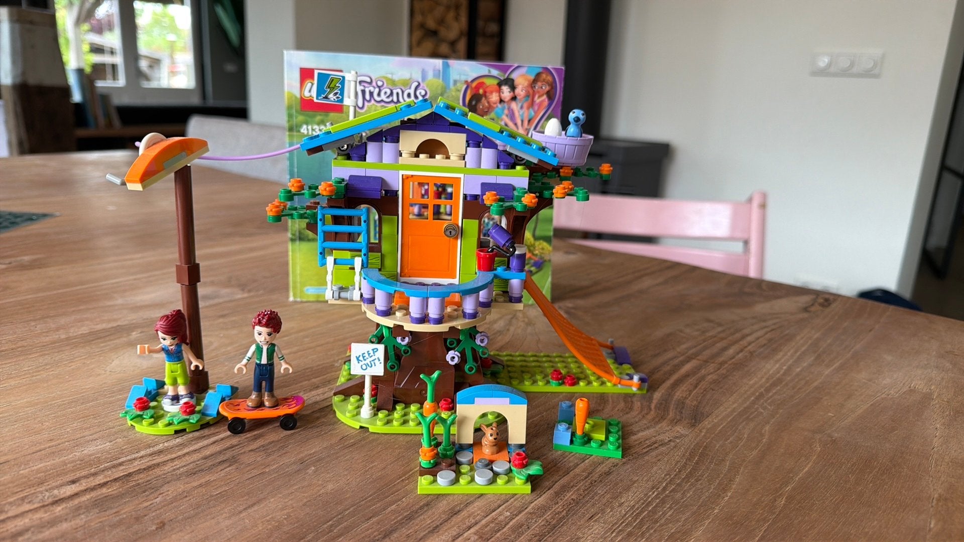 LEGO Friends Mia's Boomhut (41335) - Complete set, Lego, Friends, Ophalen of Verzenden, Zo goed als nieuw