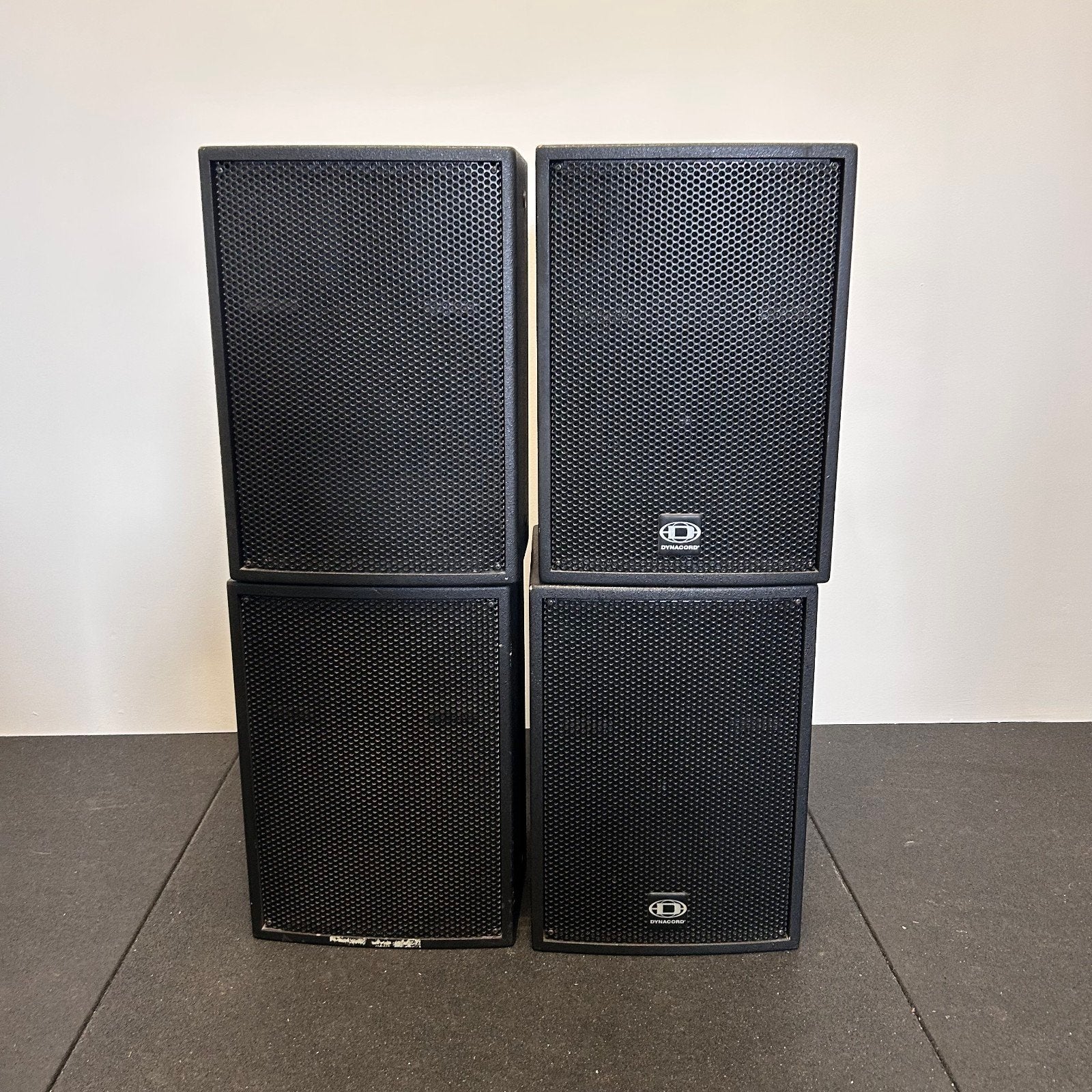 Dynacord MX 11 en MX 12 luidsprekers passieve speakers, Gebruikt, 120 watt of meer, Front, Rear of Stereo speakers, Ophalen