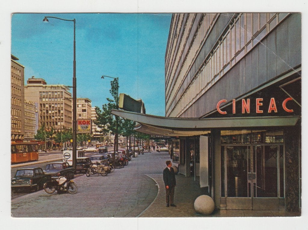 Rotterdam Coolsingel Cineac 1.35, Ophalen of Verzenden, 1960 tot 1980, Gelopen, Zuid-Holland