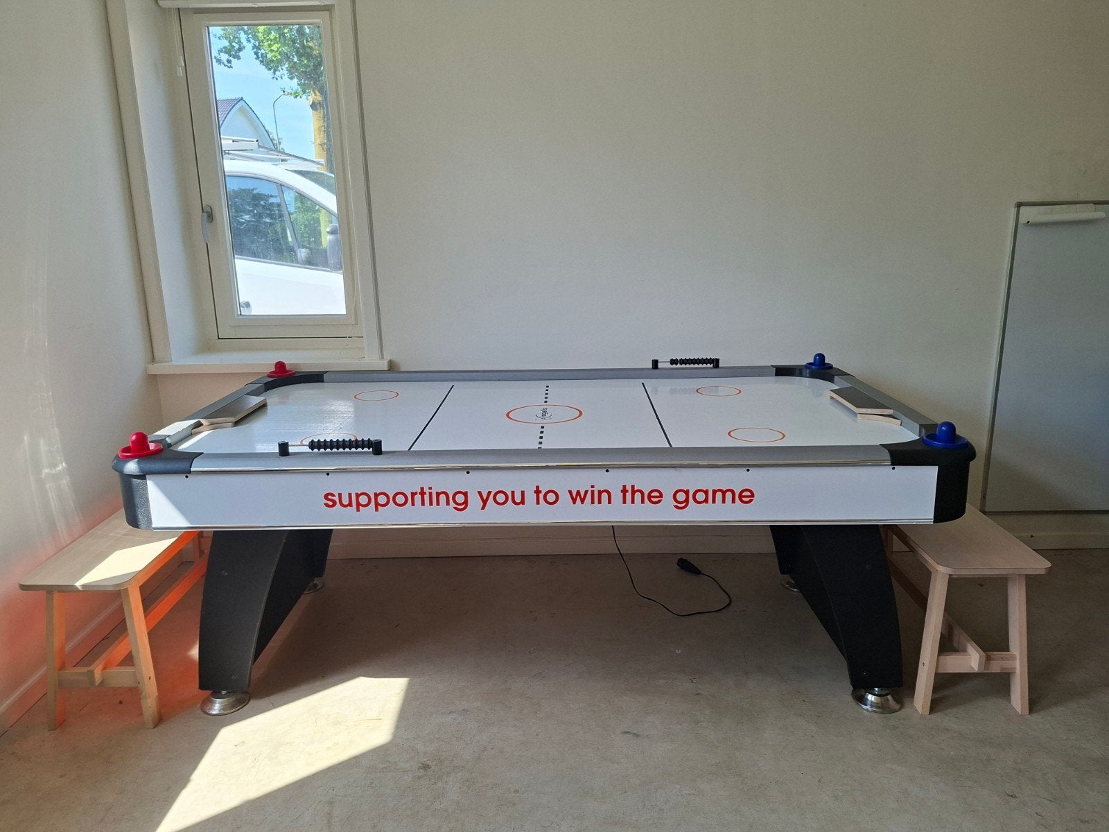 Airhockey tafel van Vogels, Ophalen, Gebruikt