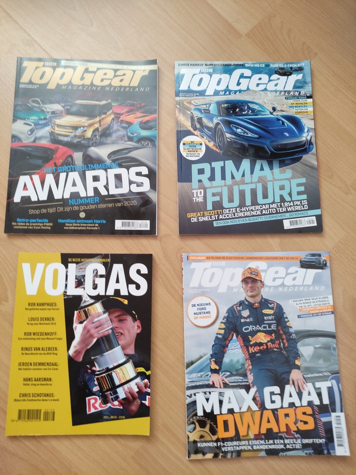 TopGear en Volgas Magazines - Auto's en Max Verstappen, Ophalen, Gelezen, Overige typen