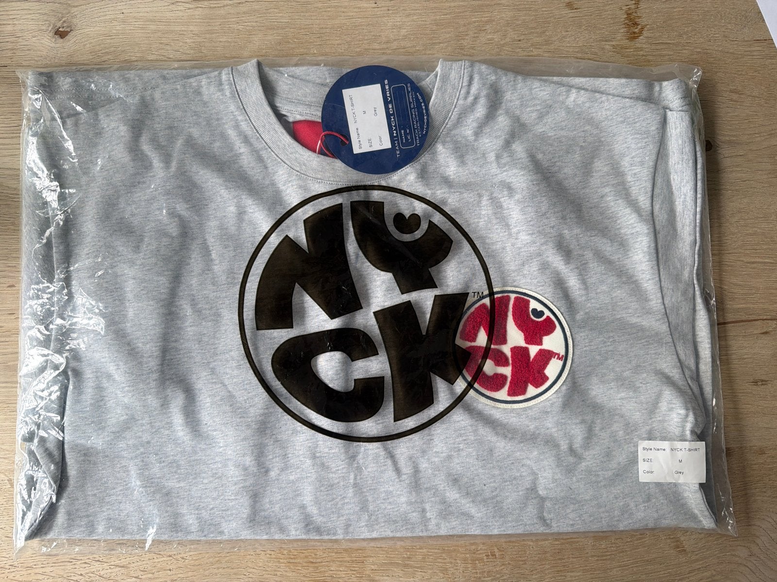 NYCK T-shirt - Nieuw en Ongeopend maat M, Ophalen of Verzenden, Nieuw, Maat 48/50 (M), Grijs
