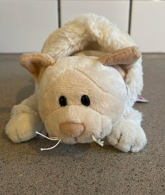 Nici kat poes pluche (nieuw!) met capuchon sneeuwkat, Ophalen of Verzenden, Zo goed als nieuw