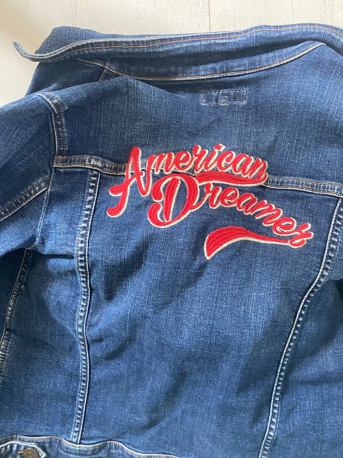 Tommy Hilfiger spijkerjas 164, Ophalen of Verzenden, Zo goed als nieuw, Meisje, Jas