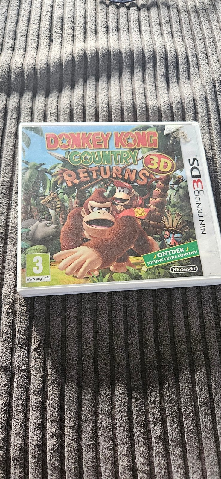 Donkey Kong Country Returns 3D - Nintendo 3DS, 1 speler, Ophalen of Verzenden, Zo goed als nieuw, Vanaf 3 jaar