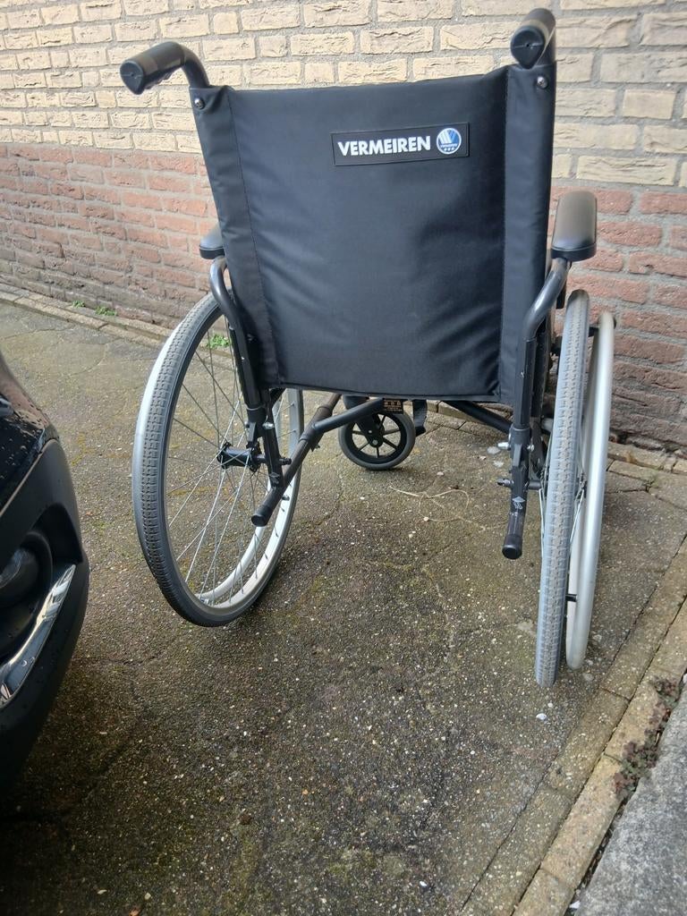 Vermeijeren Rolstoel  zo goed als nieuw, Ophalen of Verzenden, Zo goed als nieuw, Duwrolstoel