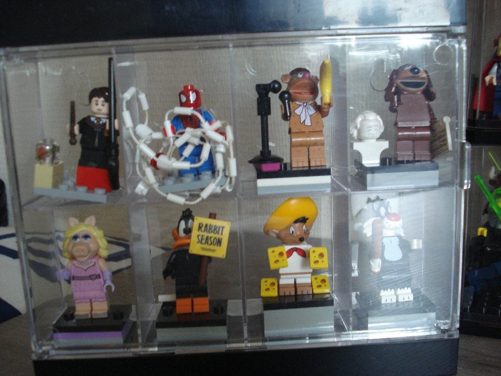 LEGO MINI FIGUREN IN DISPLAY  ZELDZAAM, Ophalen of Verzenden, Zo goed als nieuw, Pop