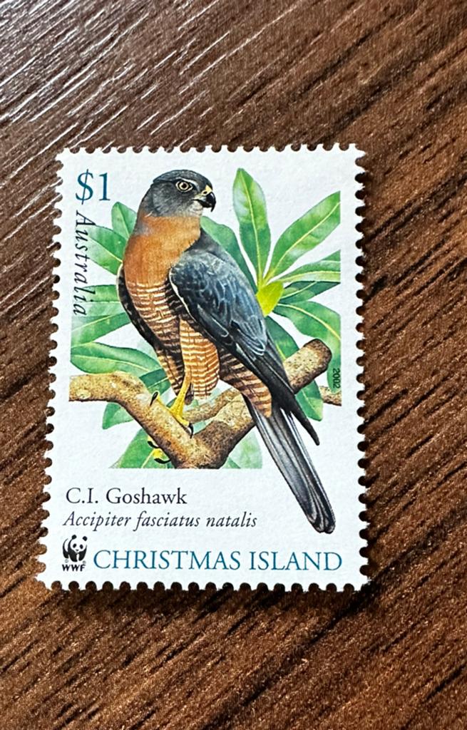 2002 WWF Christmas Islan Postfris roofvogel vogels, Ophalen of Verzenden, Postfris