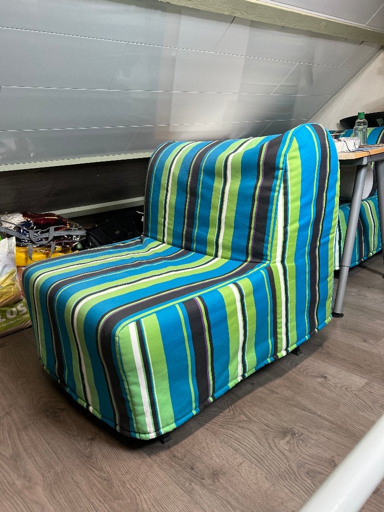 Logeerbed opklaarbaar, Ophalen, Gebruikt, Eenpersoons, 80 cm