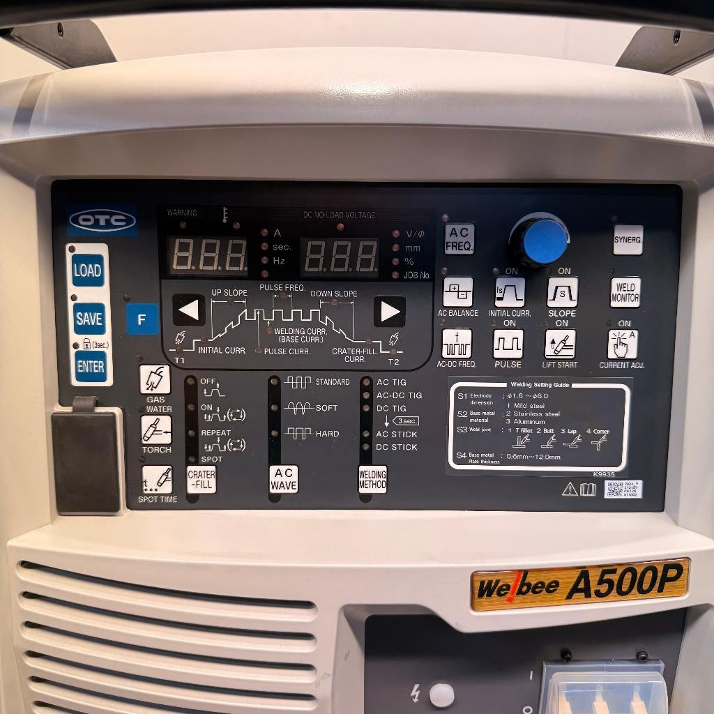Gebruikte OTC A500P ACDC 500A TIG Lasapparaat Robot Handlas, Krefelder Str. 675 - 677 41066 Mönchengladbach Germany, Info@otc-daihen.de