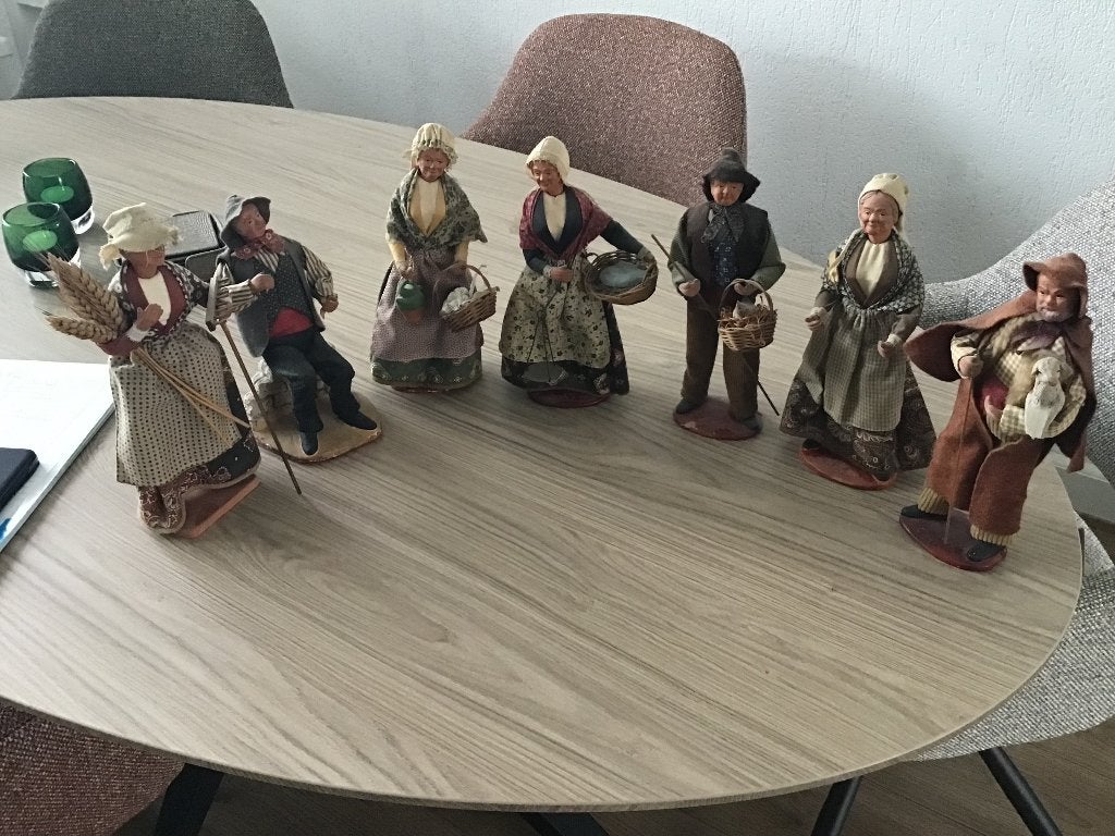 Terracotta Franse poppen, Antiek en Kunst, Ophalen