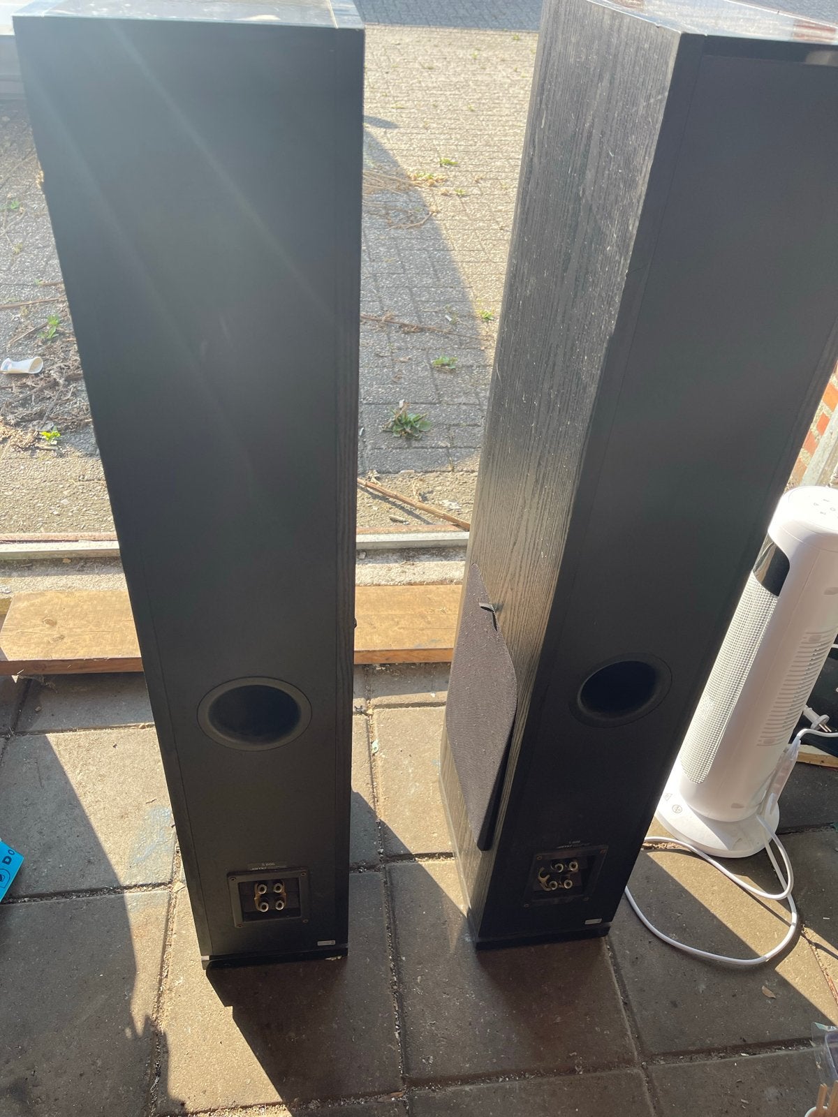 Jamo 606s Zuil Luidsprekers - Krachtig Geluid, Vloerstaande luidspreker, Gebruikt, 120 tot 150 watt, Ophalen of Verzenden