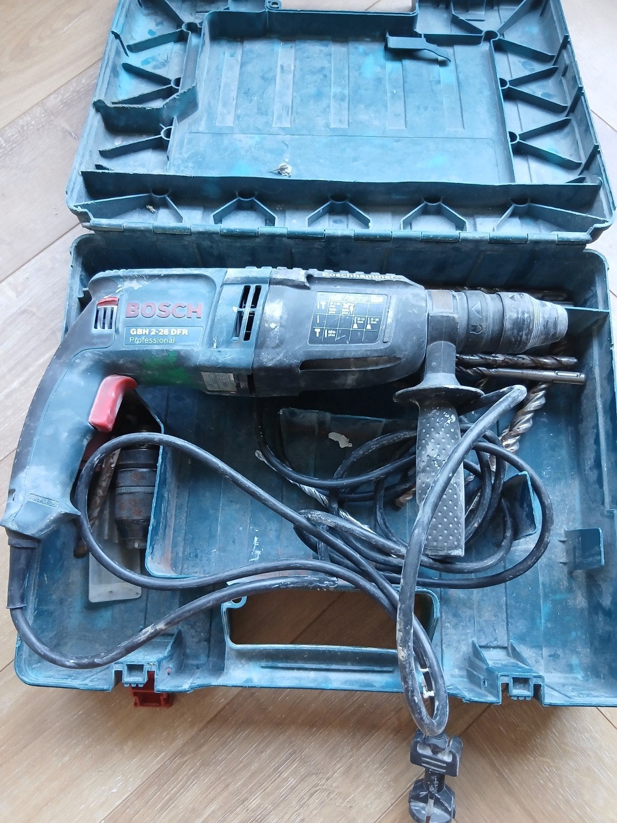 Bosch Klopboormachine GBH 2-26 DFR Professional met koffer, Ophalen, Boor- en/of Breekhamer, Klopboormechanisme, Gebruikt
