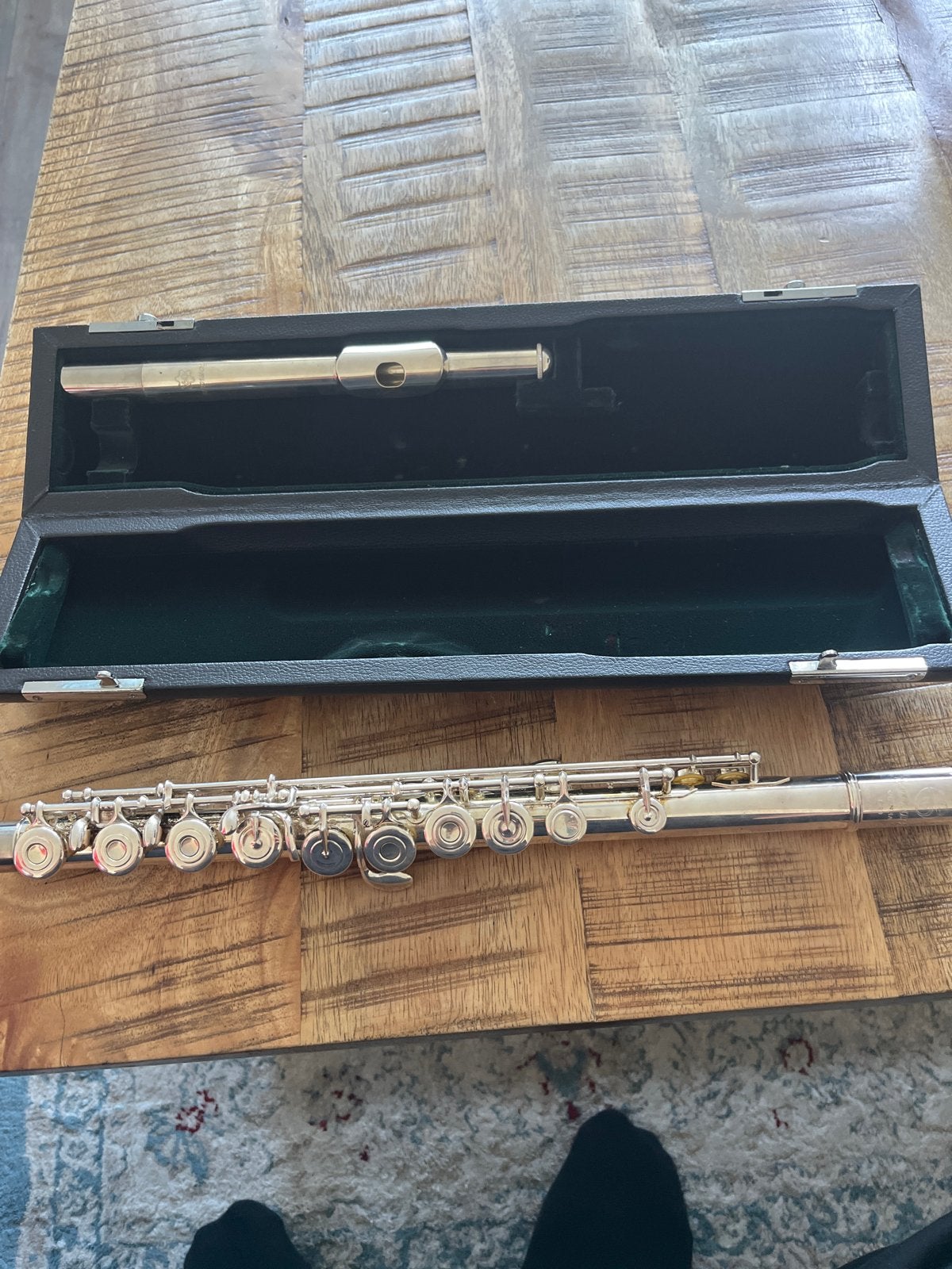 Yamaha YFL-211 Dwarsfluit met Koffer - Zo goed als nieuw, Muziek en Instrumenten, Blaasinstrumenten | Dwarsfluiten en Piccolo's