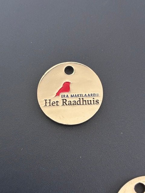 winkelwagenmuntje Het Raadhuis, Verzamelen, Winkelwagenmuntjes, Ophalen of Verzenden
