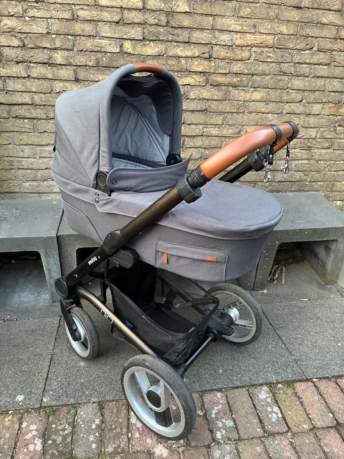 Mutsy Nio Combiwagen met Reiswieg en buggy, Gebruikt, Ophalen of Verzenden, Combiwagen, Met reiswieg