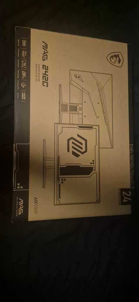 MSI MAG 242C, Computers en Software, Monitoren, Nieuw, 151 t/m 200 Hz, LED, Full HD, 1 tot 2 ms, Ophalen of Verzenden