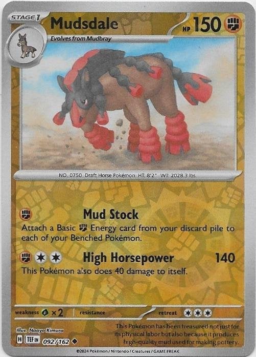Temporal Forces,  Mudsdale [reverse] 92/162, Verzenden, Nieuw, Losse kaart