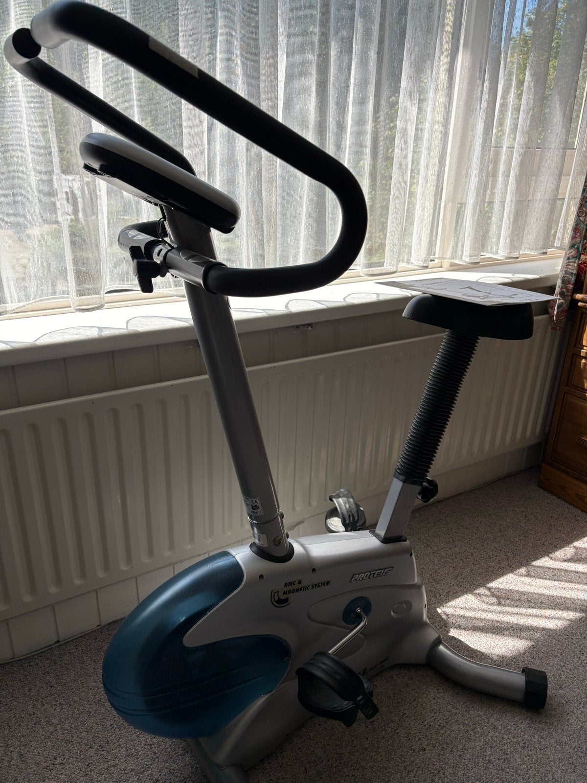 Proteus PEC-3250 Hometrainer - Zo goed als nieuw, Ophalen, Zo goed als nieuw, Metaal, Benen