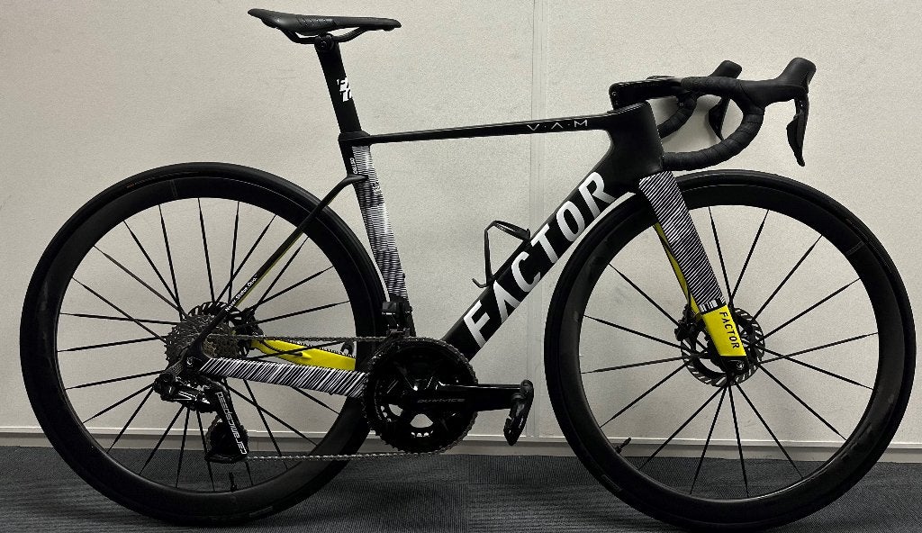 Factor Ostro VAM Dura-Ace en powermeter, 28 inch, Carbon, 49 tot 53 cm, Zo goed als nieuw