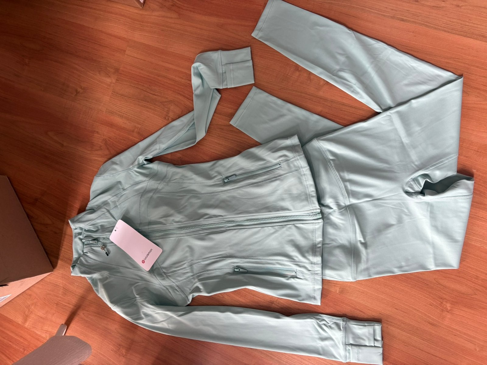 Lululemon turquoise trainingspak, Kleding | Dames, Sportkleding, Ophalen of Verzenden, Blauw, Overige typen