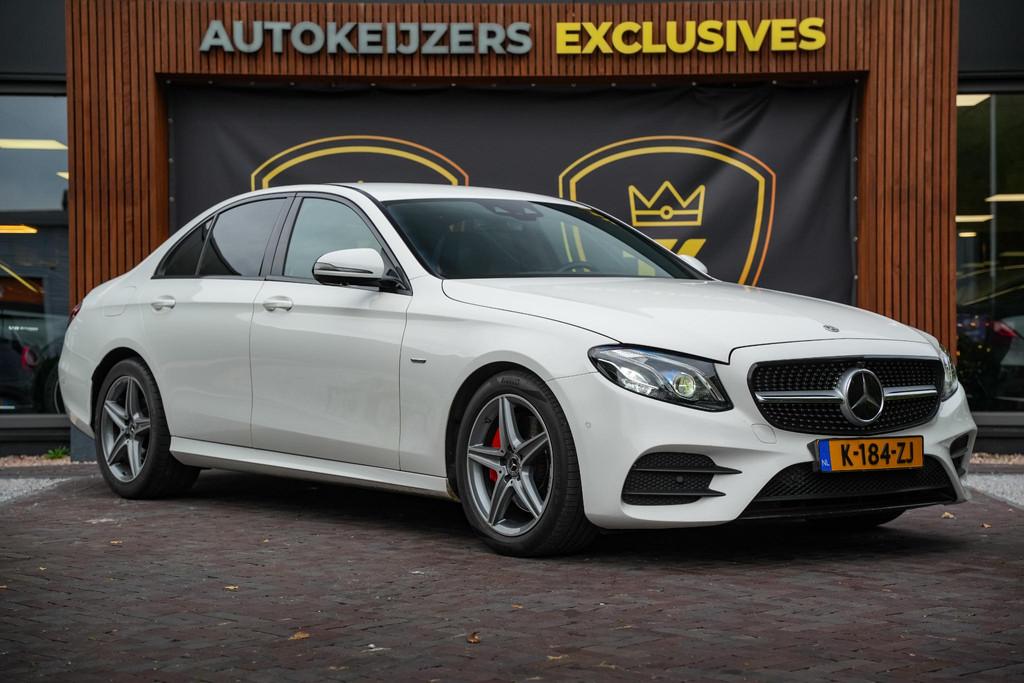 Mercedes-Benz E-klasse 300 d Sport Edition AMG WideScreen Ad, Auto's, Automaat, Achterwielaandrijving, Gebruikt, Wit