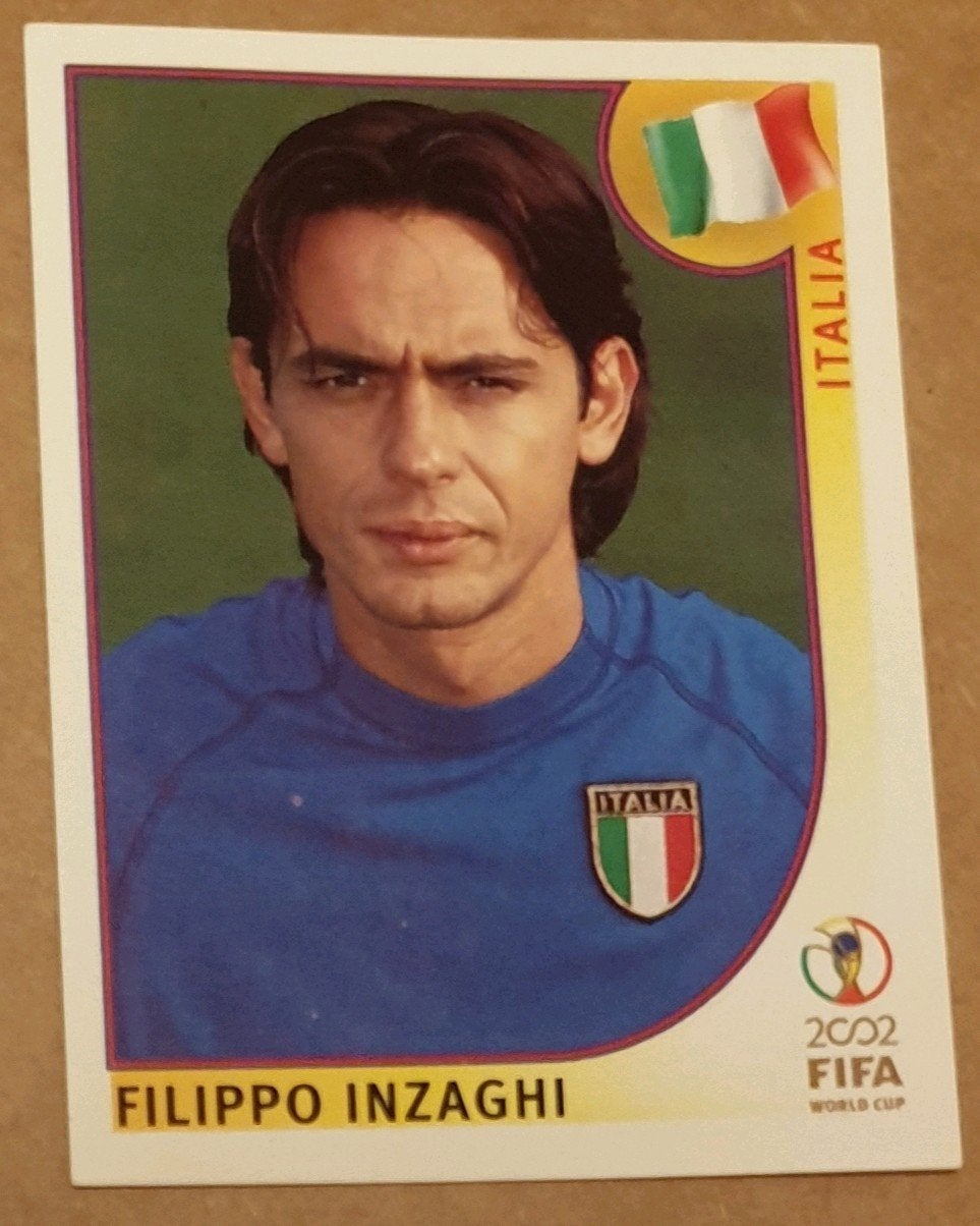 Panini FIFA World Cup Korea/Japan 2002 #472 Filippo Inzaghi, Ophalen, Zo goed als nieuw, Sticker