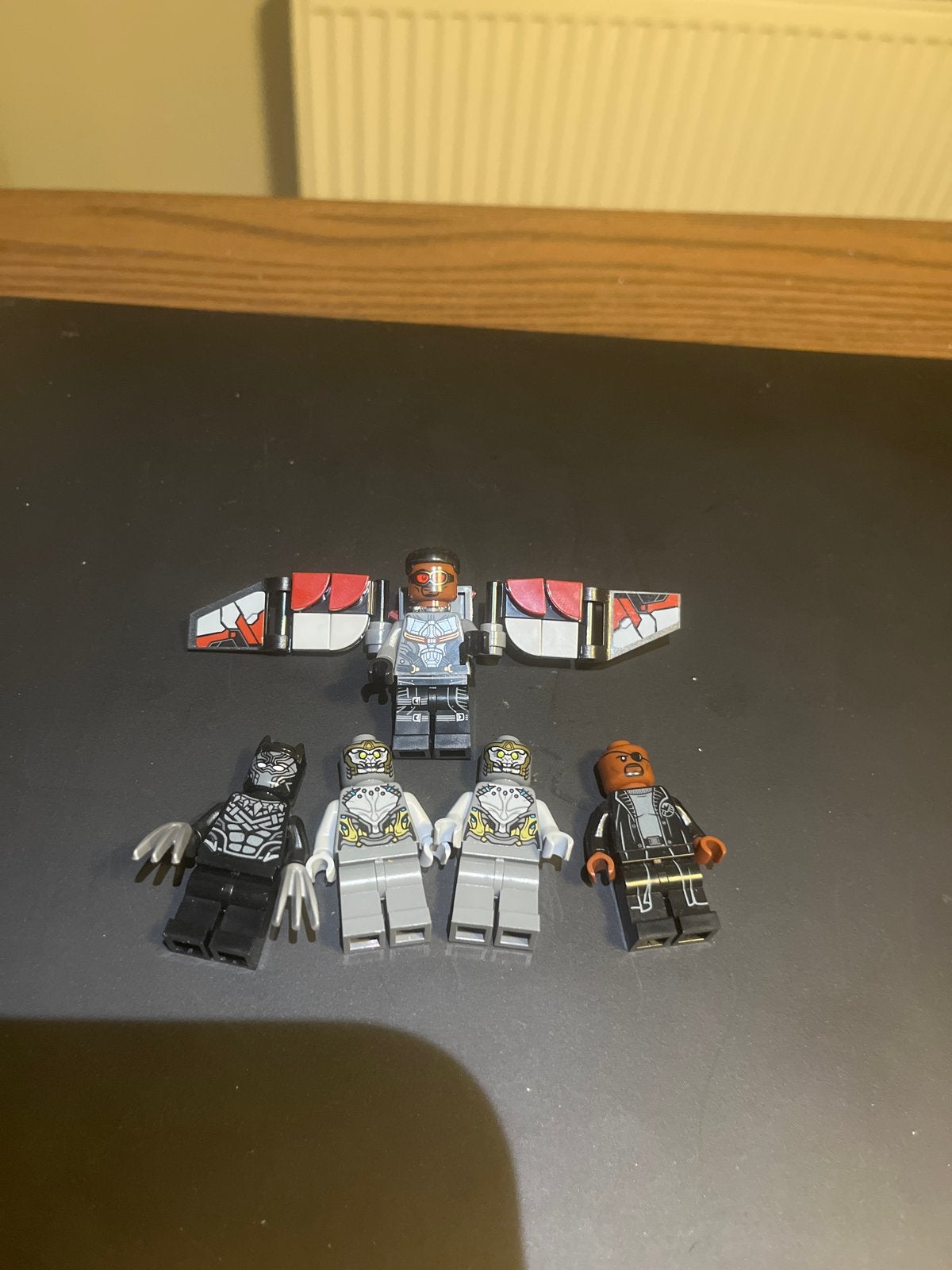 Lego Marvel Super Heroes Minifiguren - Falcon, Black Panther, Ophalen of Verzenden, Gebruikt, Overige merken