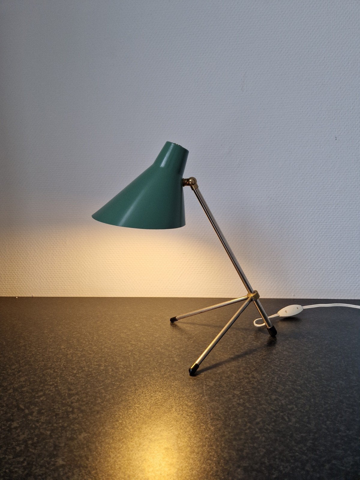 Vintage cocotte / grasshopper tafellamp verstelbaar, Ophalen of Verzenden, Zo goed als nieuw