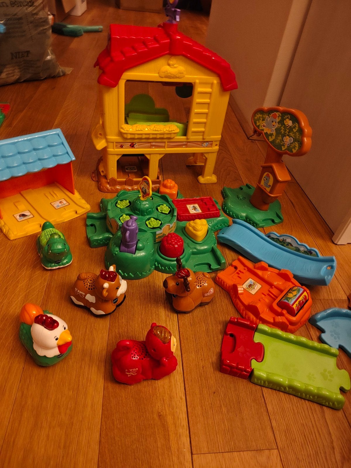 VTech Zoef Zoef Dieren Boomhuis en Boerderij Speelset, Ophalen of Verzenden, Zo goed als nieuw, 2 tot 4 jaar