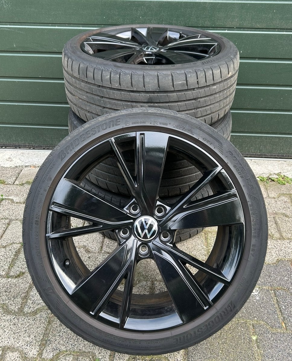 Originele Volkswagen Bakersfield velgen 18 inch 5x112, Ophalen, 18 inch, Gebruikt, Banden en Velgen