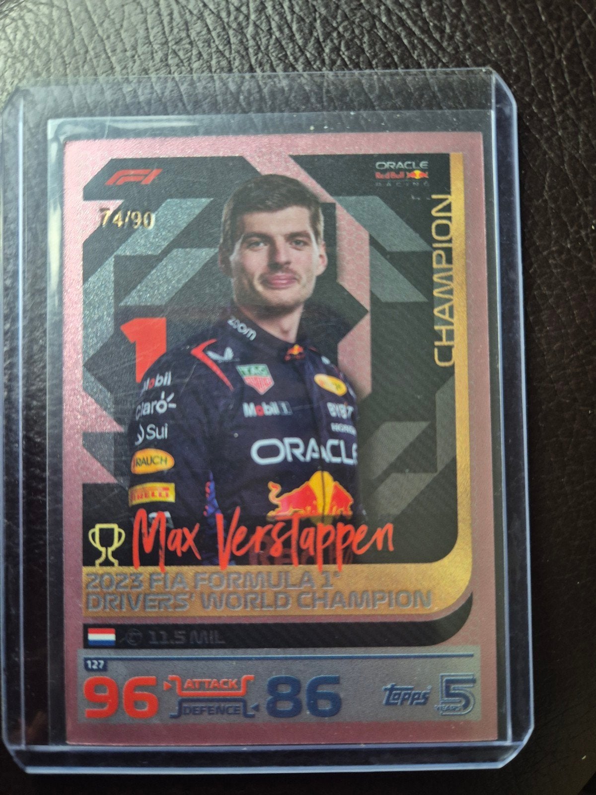 Max verstappen turbo attax 2024 genummerde 74/90, Hobby en Vrije tijd, Stickers en Plaatjes, Ophalen of Verzenden, Zo goed als nieuw