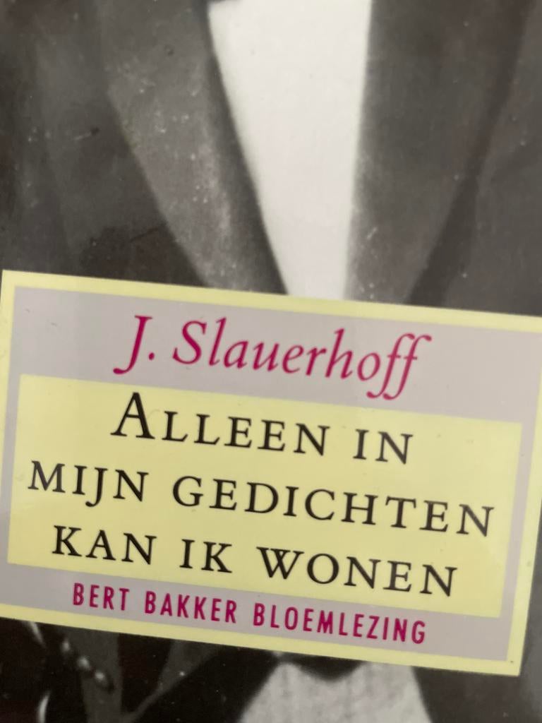 J. Slauerhoff - Alleen in mijn gedichten kan ik wonen, Boeken, Ophalen of Verzenden, Zo goed als nieuw, Eén auteur