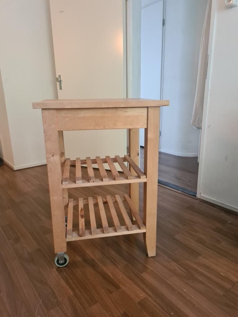 IKEA BEKVÄM Keukentrolley - Hout, Gebruikt, Hout, IKEA, Keukentrolley