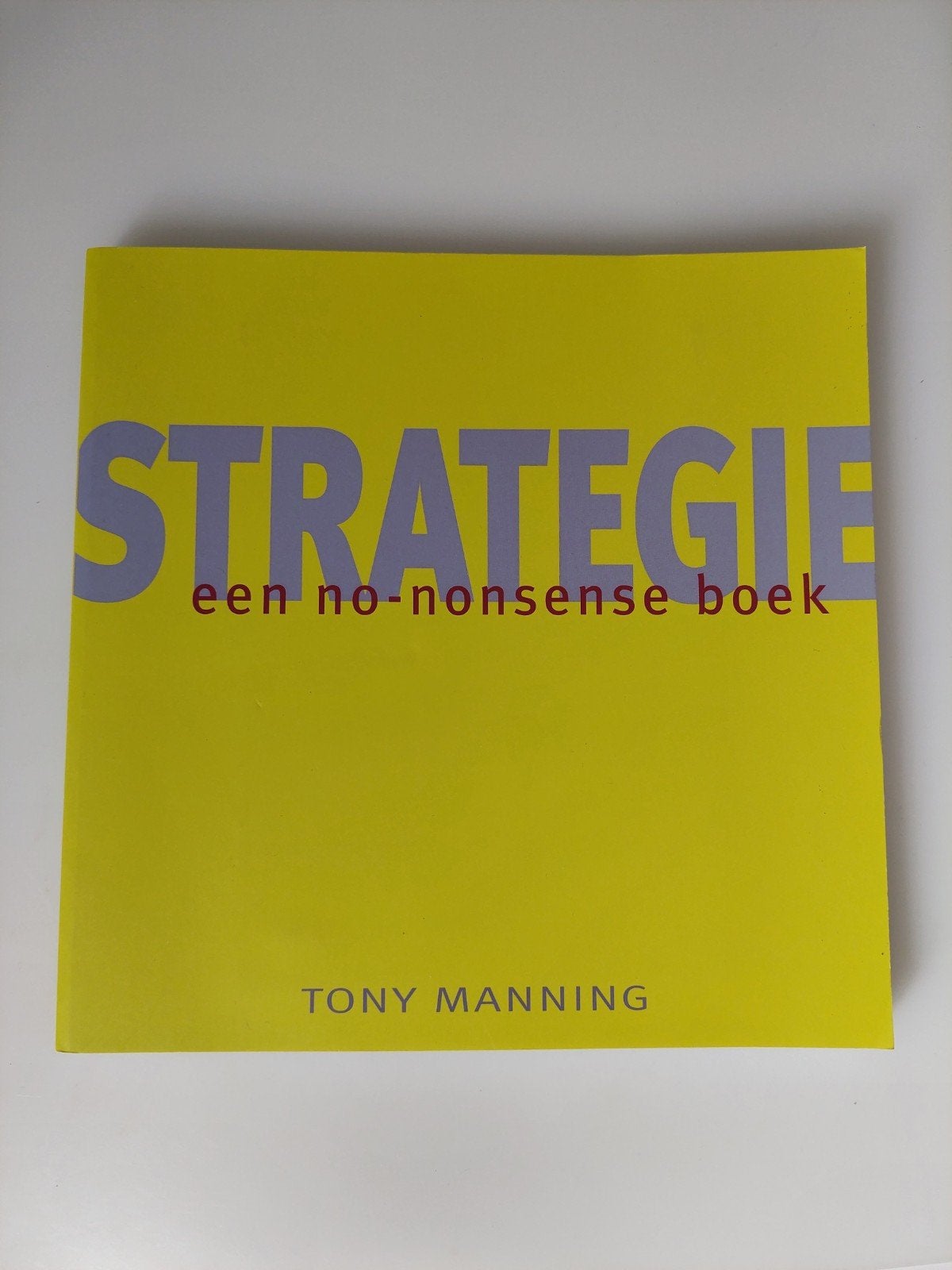 Strategie: een no-nonsense boek, Boeken, Ophalen of Verzenden, Zo goed als nieuw, Management, Tony Manning