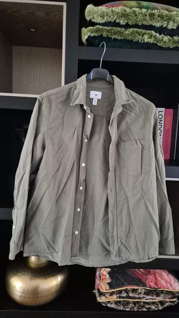 H&M Blouse Legergroen Maat M - Goede Staat, Ophalen of Verzenden, Gedragen, Groen, H&M