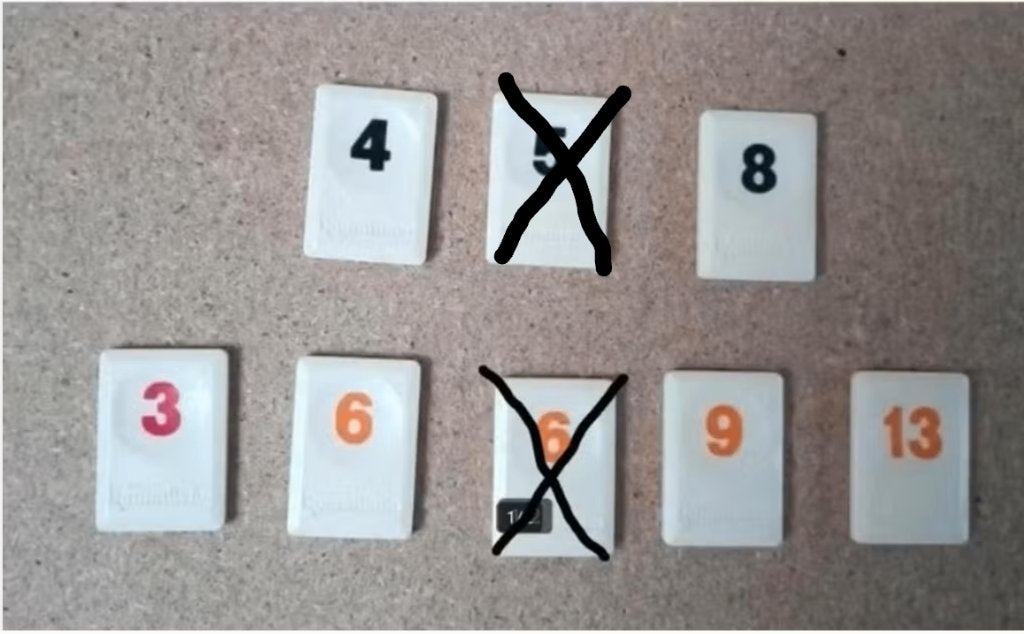 Rummikub Original steentjes los te koop, Ophalen of Verzenden, Zo goed als nieuw