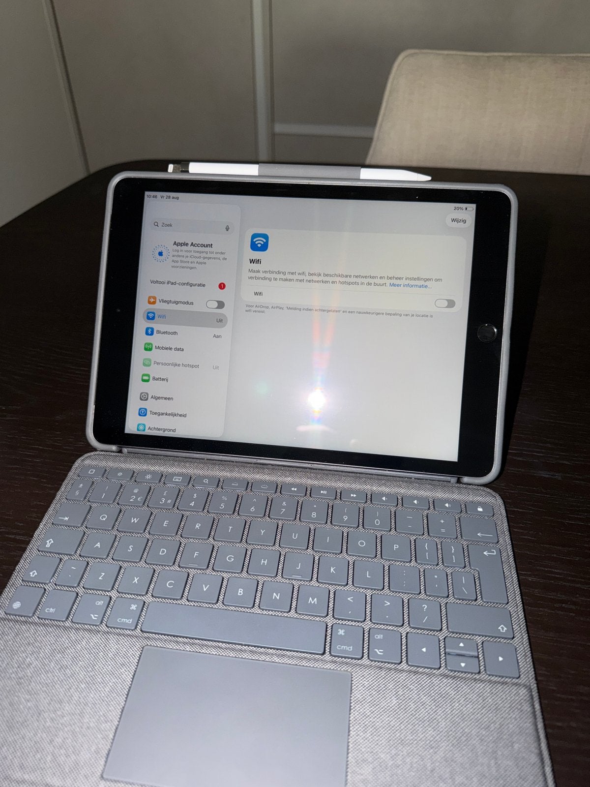 Apple iPad (9e generatie) 64GB met  toetsenbord en Pencil, Computers en Software, Apple iPads, Apple iPad, Zo goed als nieuw, Wi-Fi