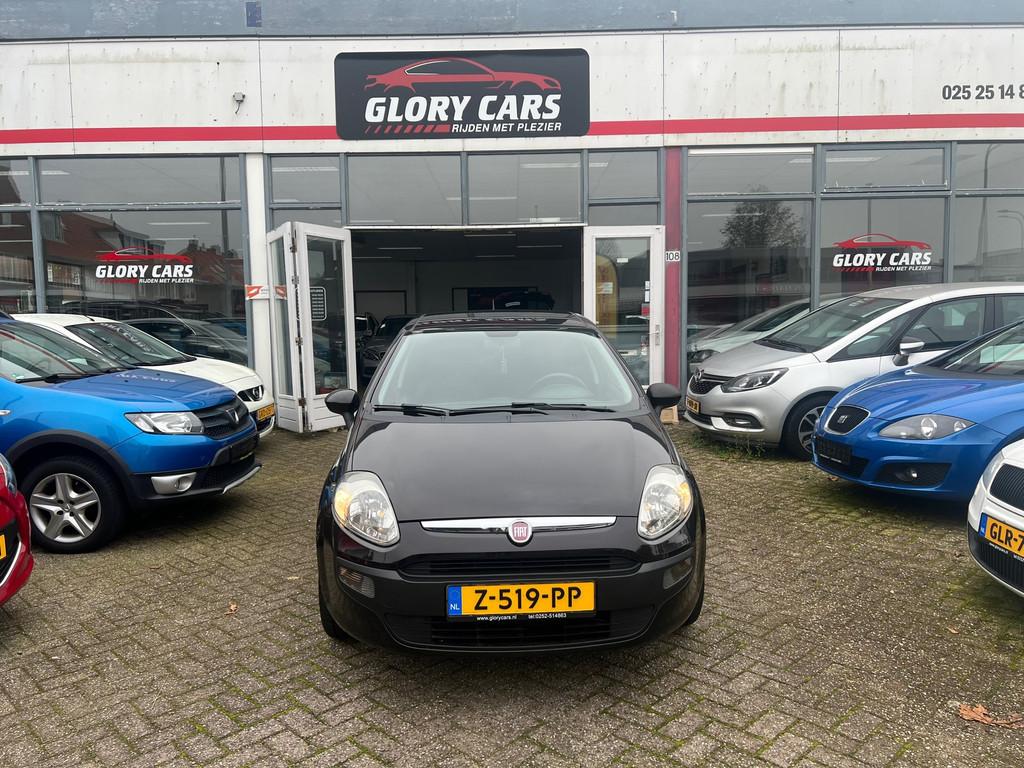 Fiat Punto Evo 1.4-16V NIEUWE KOPPELING-LEER-PDC-ANDROID, Voorwielaandrijving, Euro 5, Zwart, 4 cilinders