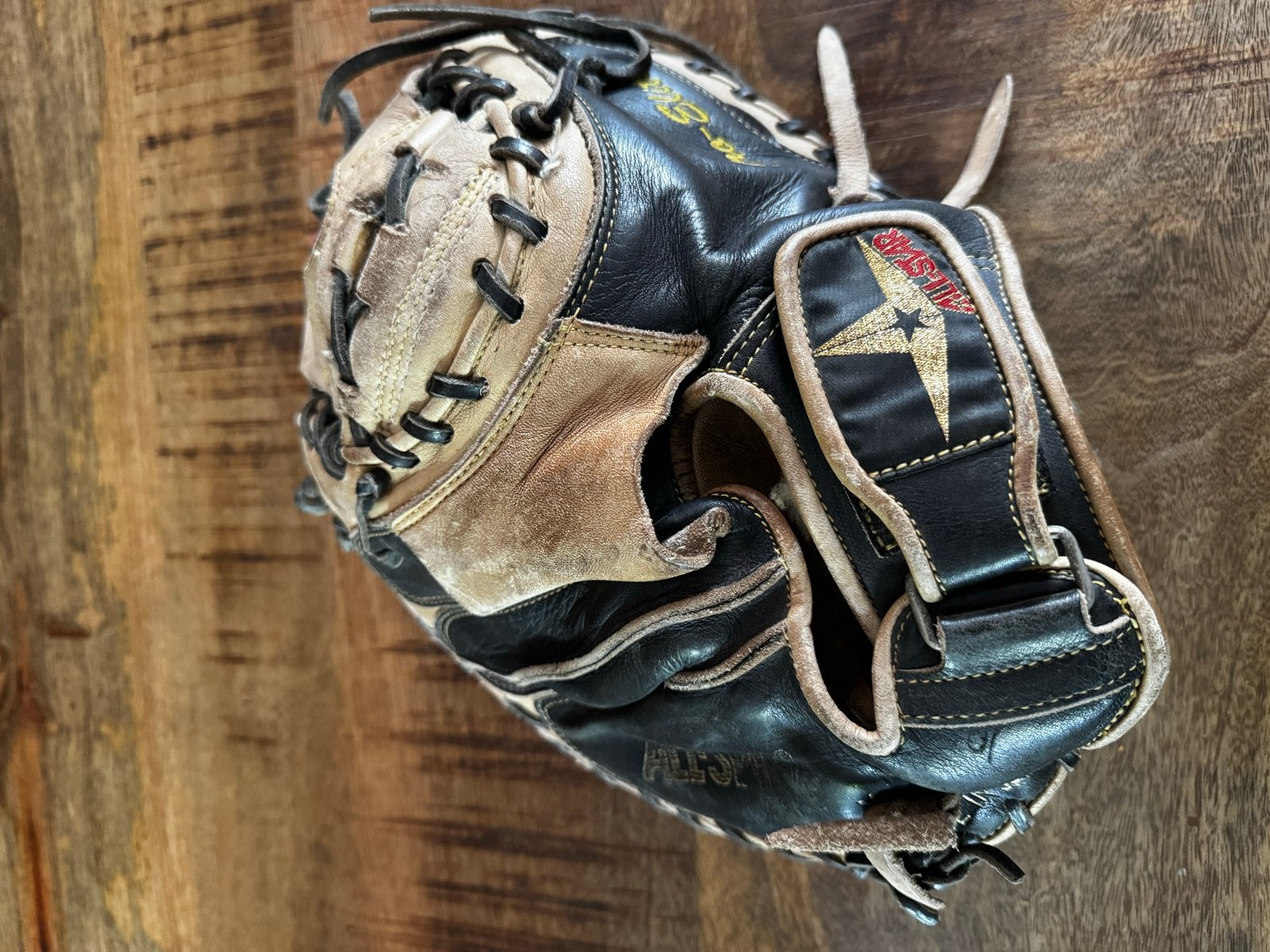 Alstar catcherhandschoen - gerepareerd, Ophalen, Gebruikt