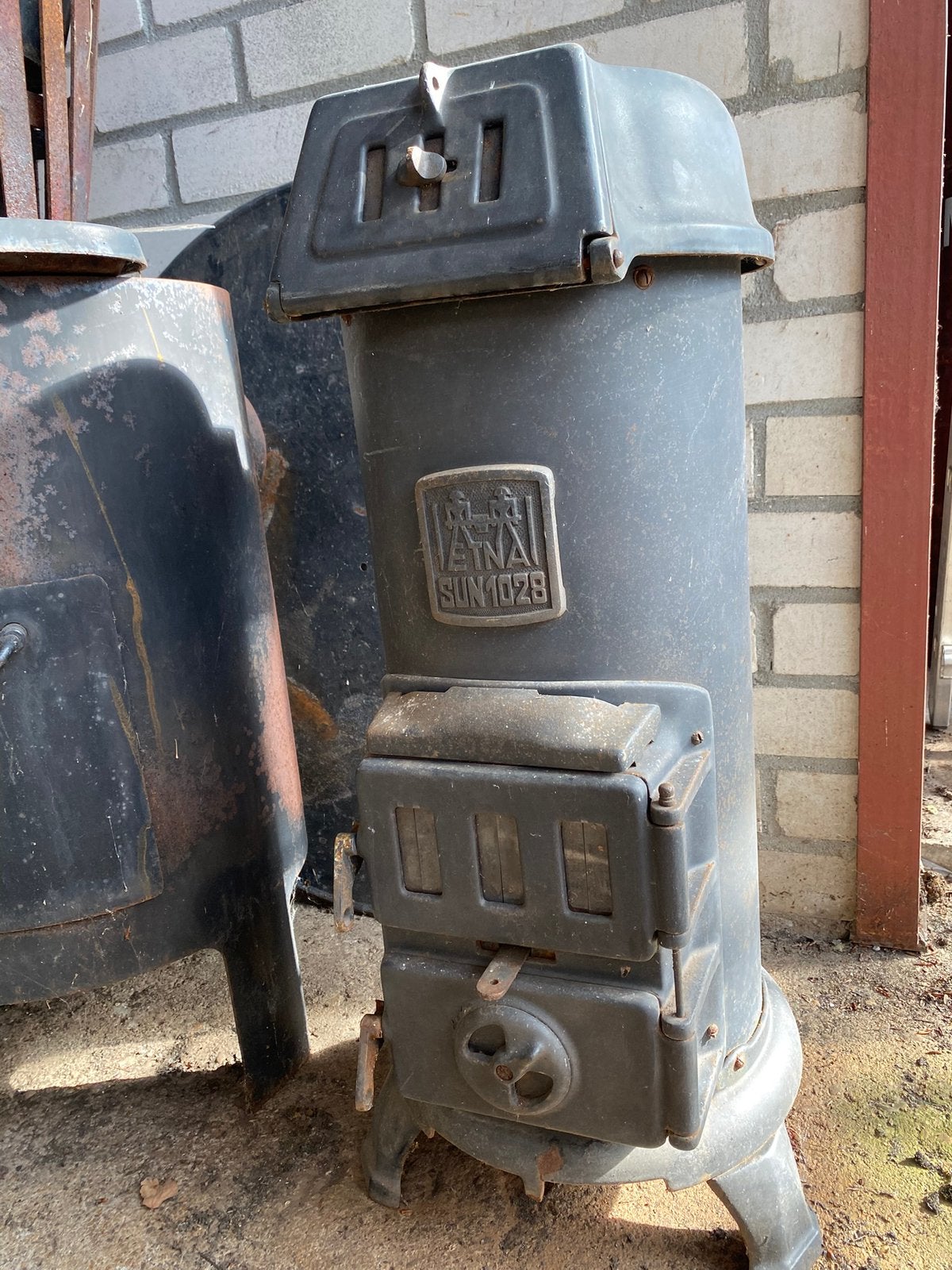Kachel vintage, Huis en Inrichting, Ophalen, Zo goed als nieuw, Hout, Houtkachel