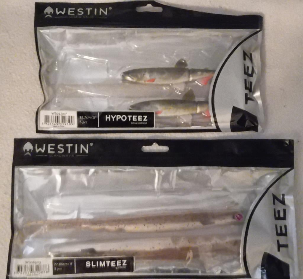 Westin Hypoteez & Slimteez kunstaas set, Watersport en Boten, Ophalen of Verzenden, Zo goed als nieuw, Kunstaas