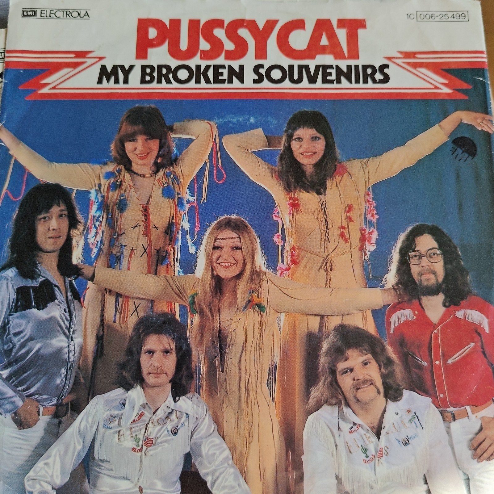 Pussycat - My Broken Souvenirs (Single), Ophalen of Verzenden, Gebruikt, 7 inch