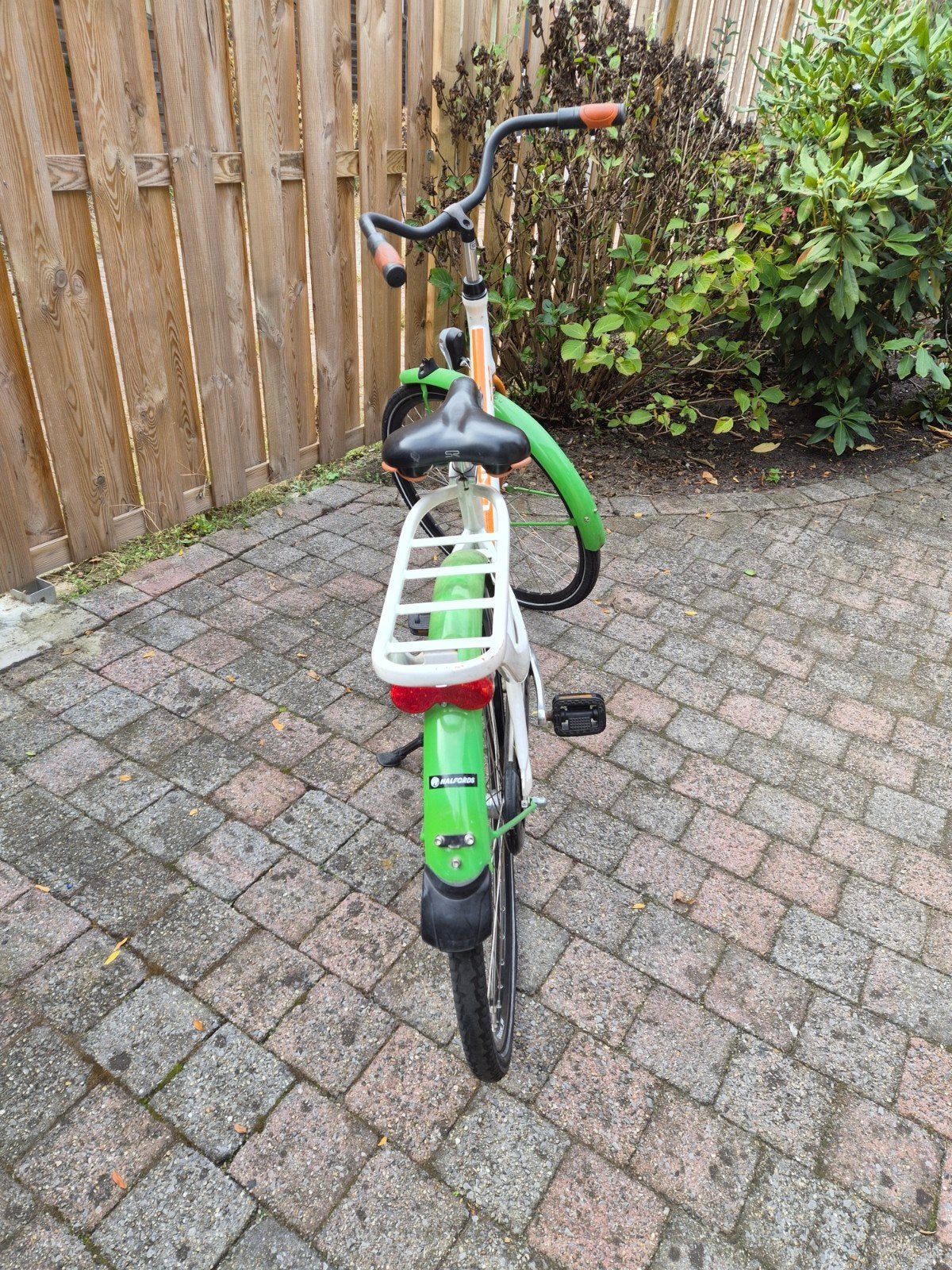 Union Damesfiets - Wit/Groen/Oranje, Velgrem, Ophalen, Overige merken, 53 tot 56 cm